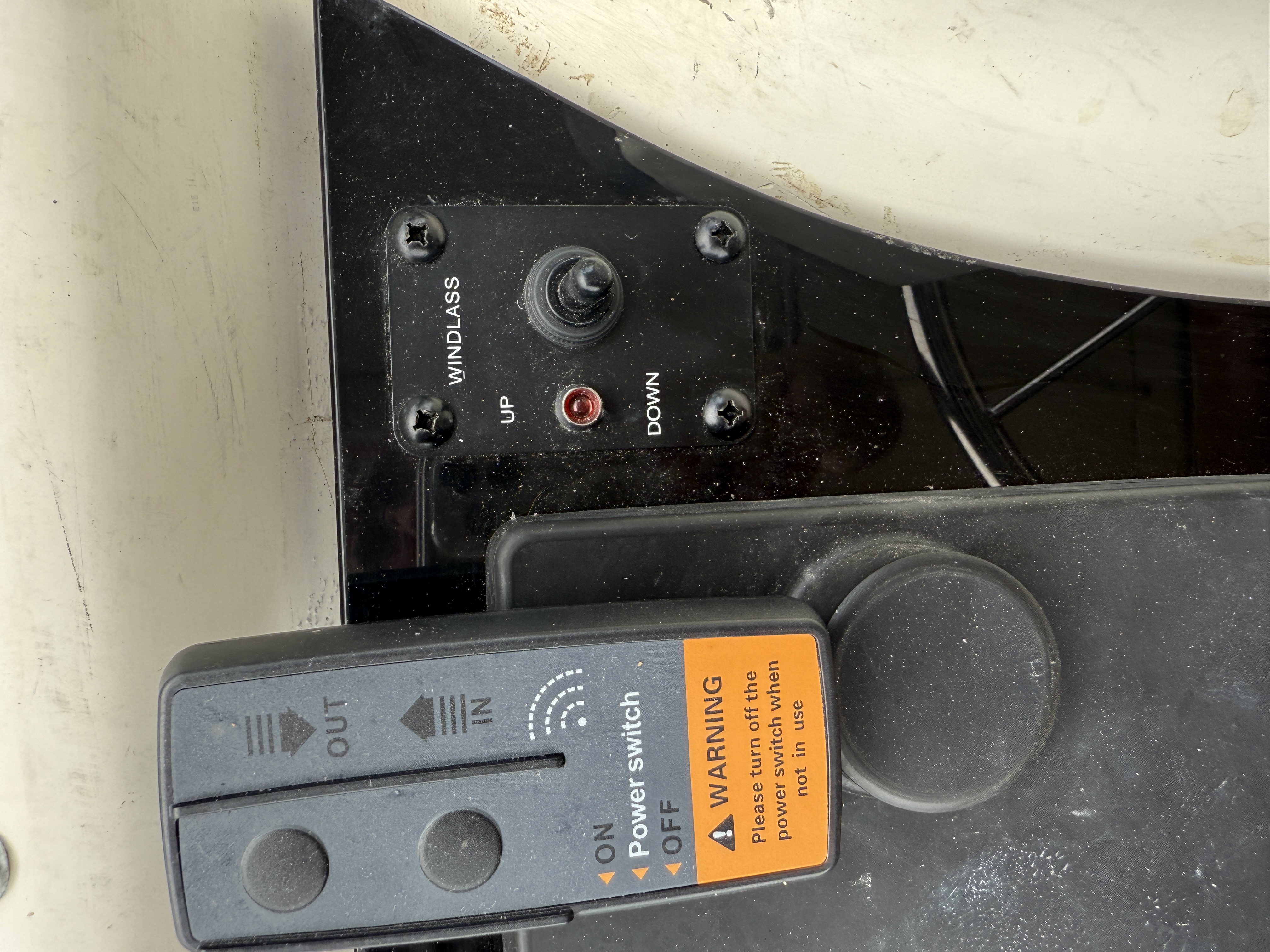 Windlass control switch