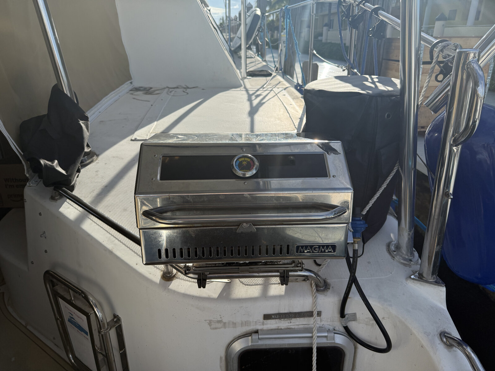 Magma stainless deck grill